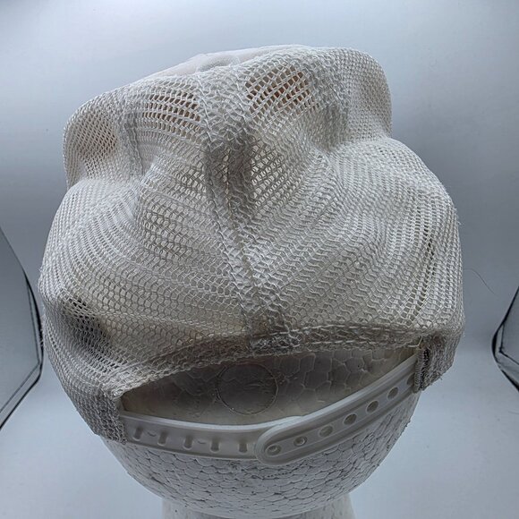 Billabong Mens Adjustable White Mesh Trucker Hat Patriotic Palm Tree Snapback - Picture 3 of 10